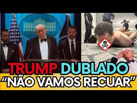 🚨🇺🇸TRUMP FAZ PRONUNCIAMENTO APÓS INCIDENTE NA CASA BRANCA, ASSISTA DUBLADO BR!