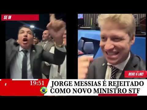 🚨🇧🇷VITÓRIA DA DIRETIA:JORGE MESSIAS É REJEITADO NA VOTAÇÃO DO SENADO COMO MINISTRO DO STF!