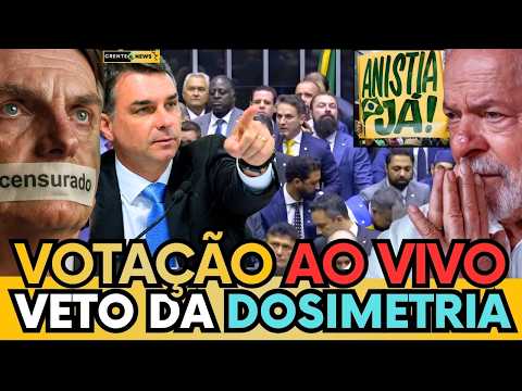 🚨 AO VIVO: VOTAÇÃO DA DERRUBADA DO VETO DA DOSIMETRIA NO SENADO! "BOLSONARISTAS VÃO PRA CIMA"