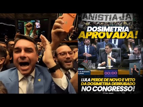 🛑🇧🇷 VITÓRIA DA DIREITA: VETO DO LULA É DERRUBADO NO CONGRESSO! VEJA O MOMENTO!