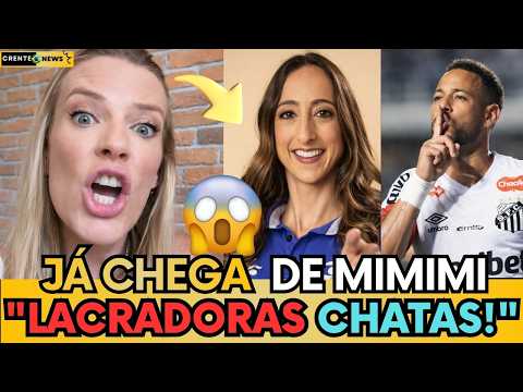 🚨 LÍVIA ASMAR SURTA E DETONA JORNALISTAS: “VOCÊS SÃO CHATAS!” APÓS CASO NEYMAR! - ASSISTA E ENTENDA