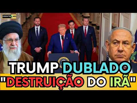 🚨URGENTE:TRUMP faz PRONUNCIAMENTO e diz que pode tomar o IRÃ e AM3AÇ4 destruir de usinas de Petroleo
