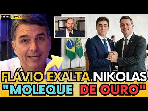 🚨 FLAVIO BOLSONARO RASGA O VERBO E DESTROI NARRATIVA DA ESQUERDA: NIKOLAS ESTÁ 100% FECHADO COMIGO