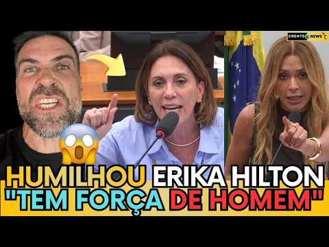 🚨DEPUTADA ROSANA VALLE DESMORALIZA E AMEAÇA ÉRIKA HILTON AO VIVO: “VAMOS PARA A LEI MARIA DA PENHA!"