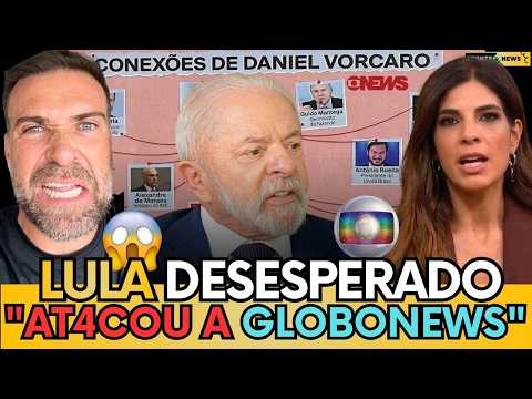 🚨ACABOU O AMOR! LULA PERDEU A PACIÊNCIA E FOI PRA CIMA DA GLOBO NEWS! "FOI ANTIJORNALISMO"AT4COU