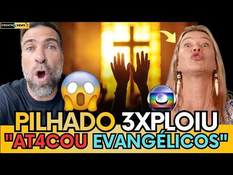 🚨 PILHADO D3TONOU: LUANA PIOVANI SURTA E  AT4CA EVANGÉLICOS."REPÓRTER FINGE QUE NÃO VIU!"VEJA AGORA
