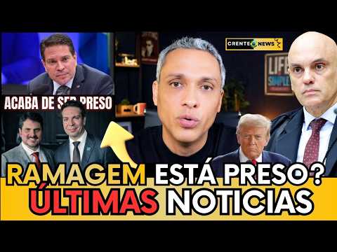 🚨BOLETIM URGENTE: PERSEGUIÇÃO OU JUSTIÇA? RAMAGEM FICA PRESO NOS EUA E MINISTROS DEIXAM FORTE RECADO