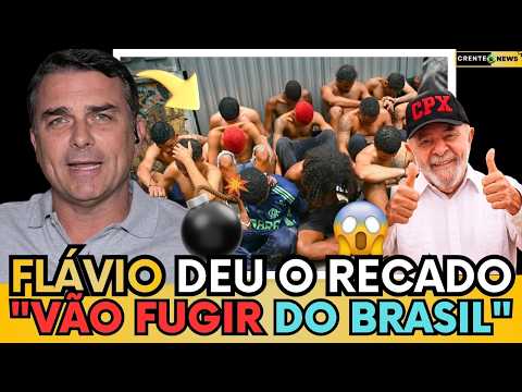 🚨 FLÁVIO BOLSONARO EXPLOD3 E MANDA RECADO: “B4NDIDO NÃO TERÁ PAZ NO MEU GOVERNO!”