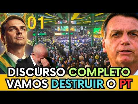 🚨 “CHEGOU O FIM DO PT!” FLAVIO BOLSONARO FAZ DISURSO EM SANTA CATARINA JUNTO COM CARLOS E FAMILIA!