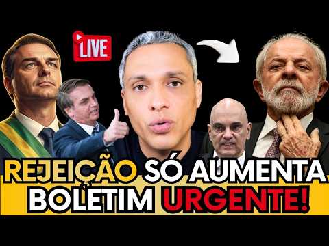 🚨AO VIVO: LULA E STF ENTRAM EM DESESPERO COM AUMENTO DA REJEIÇÃO EM PESQUISA!