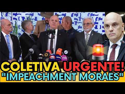 🚨 COLETIVA AO VIVO: PEDIDO DE IMPEACHMENT DE MORAES AGITA BRASÍLIA! 1 🚨 COLETIVA AO VIVO: PEDIDO DE IMPEACHMENT DE MORAES AGITA BRASÍLIA!