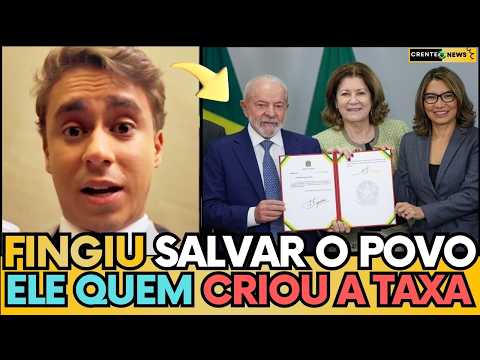 🚨 NIKOLAS DESMASCAROU LULA: “ELE REVOGOU A TAXA QUE ELE MESMO CRIOU!” 1 🚨 NIKOLAS DESMASCAROU LULA: “ELE REVOGOU A TAXA QUE ELE MESMO CRIOU!”