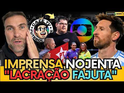 🚨PILHADO ESCULACHA CAZÉ TV: “NÃO É JORNALISMO, É MILITÂNCIA!”