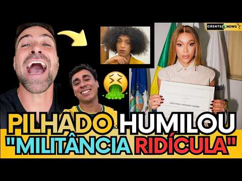 🚨 PILHADO EXPLOD3 E ESCULACHA PRÊMIO DA UFRJ PARA ÉRIKA HILTON! "QUE RIDÍCULO"
