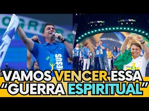 🚨FLÁVIO É OVACIONADO, SE EMOCIONA E FAZ PEDIDO "OREM PELO MEU PAI"