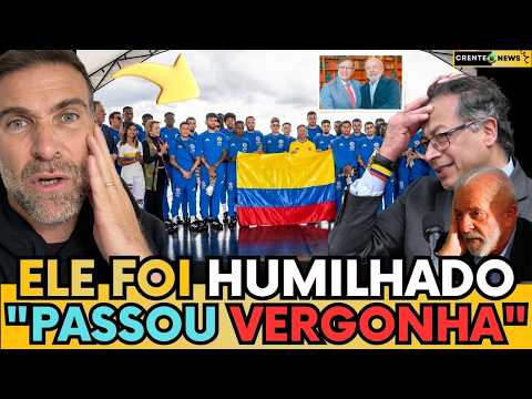 🚨 PRESIDENTE DA COLÔMBIA PASSA VERGONHA E PILHADO COMENTA TUDO!