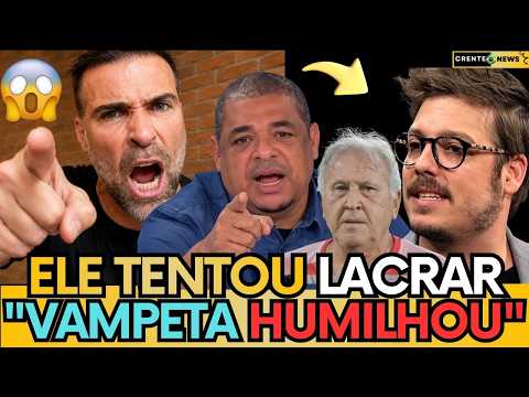 🚨 VAMPETA DESMORALIZA FÁBIO PORCHAT AO VIVO APÓS ATAQUE A ZICO!