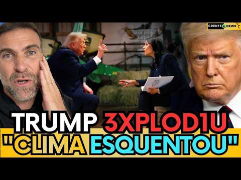 🚨TRUMP PERDE A PACIÊNCIA E DETONA IMPRENSA AO VIVO: “VOCÊS ESTÃO DESTRUINDO O PAÍS”