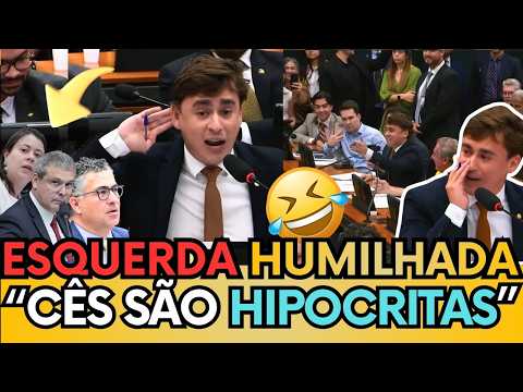 NIKOLAS FAZ ESQUERDA SURTAR E EXPÔEM HIPOCRISIA NA REDUÇÃO DA MAIORIDADE PENAL!