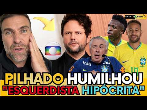 🚨 PILHADO HUMILHA SELTON MELLO APÓS FALA POLÊMICA “VOCÊ NÃO SABE NADA DO BRASIL!”