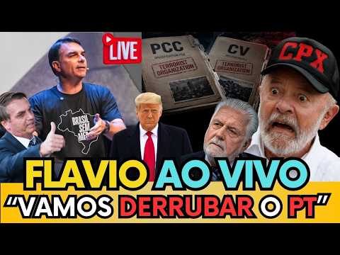 🚨URGENTE: FLÁVIO BOLSONARO LANÇA PROJETO DE SEGURANÇA "BRASIL SEM MEDO E ENCURRALA LULA!