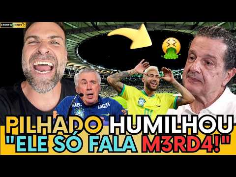 🚨PILHADO PERDE A PACIÊNCIA E ESCULACHA JUCA KFOURI AO VIVO!