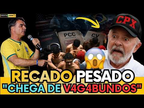 🚨FLÁVIO BOLSONARO PARTE PRA CIMA: “O BRASIL NÃO SERÁ ENTREGUE A V4G4BUND0S!”