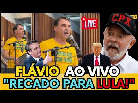 🚨AO VIVO:  FLÁVIO RECEBE HOMENAGEM HISTÓRICA E MANDA RECADO APÓS FALA DE LULA!