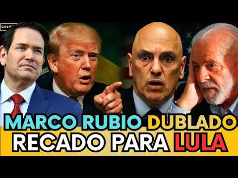 🚨🇧🇷 DUBLADO BR: MARCO RUBIO FAZ REUNÃO URGENTE E MANDA RECADO PARA LULA "O BRASIL NÃO É AMIGAVÉL"