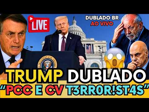 🚨 TRUMP FAZ COMUNICADO URGENTE: "VAMOS DESTRUIR PCC E CV DO BRASIL SÃO GRUPOS T3RR0R!ST4S SIM"