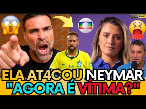 🚨 PILHADO EXPLOD3 E HUMILHA COMENTARISTA DA GLOBO:“QUEREM TRANSFORMAR ELA EM VÍTIMA!”