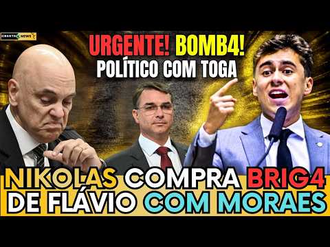 🚨 NIKOLAS RASGA O VERBO, DEFENDE FLÁVIO E DETON4 DECISÃO DE MORAES “DOIS PESOS E DUAS MEDIDAS!”