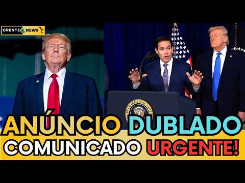 🚨 TRUMP E MARCO RUBIO FAZEM ANÚNCIO CONTRA O COMUNISMO DIRETO DA CASA BRANCA - DUBLADO BR