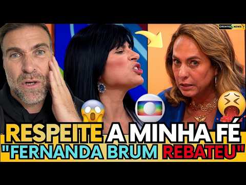 🚨FERNANDA BRUM NÃO RECUA, ENFRENTA O DEBATE E DEFENDE A FÉ CRISTÃ EM REDE NACIONAL
