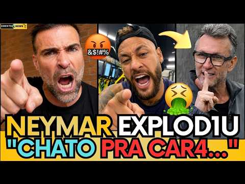 🚨TRETA GERAL: NEYMAR REBATE PROVOCAÇÃO DO CRAQUE NETO E WEB PEGA FOGO