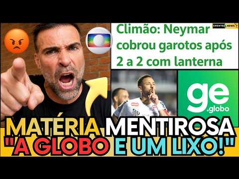 🚨URGENTE! PILHADO HUMILHA MATÉRIA DA GLOBO SOBRE NEYMAR E O VÍDEO VIRALIZA."BANDO DE BABACAS!"