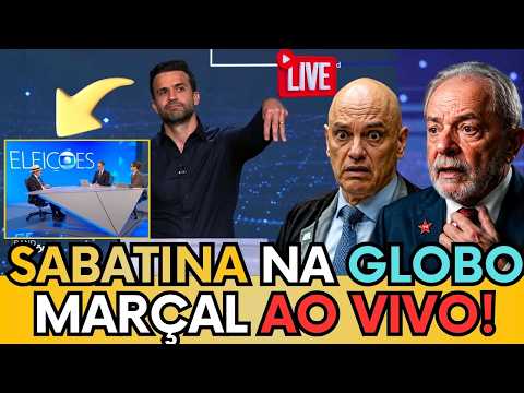 🚨 REACT AO VIVO: PABLO MARÇAL FAZ LIVE COM  REACT DA SABATINA NA GLOBO - VEJA COM IMAGENS AO VIVO