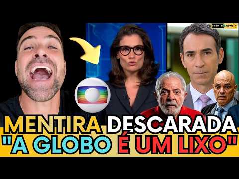 🚨 PILHADO SE REVOLTA COM JORNAL NACIONAL E DISPARA SOBRE LULA: “SABATINA V4AGABUND4”
