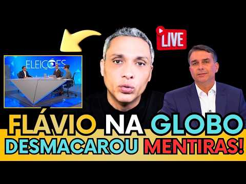 🚨BOLETIM DA MANHÃ: FLÁVIO BOLSONARO NA GLOBO: "CHEGOU A HORA DE DESMASCARAR AS MENTIRAS DO PT!"