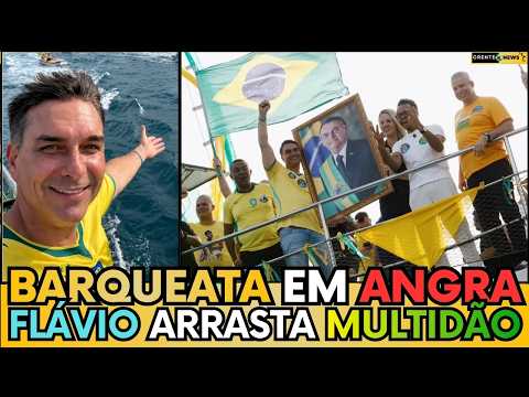 🇧🇷IMPRESSIONANTE! FLÁVIO BOLSONARO MOSTRA FORÇA E LOTA BARQUEATA EM ANGRA DOS REIS! 1 🇧🇷IMPRESSIONANTE! FLÁVIO BOLSONARO MOSTRA FORÇA E LOTA BARQUEATA EM ANGRA DOS REIS!