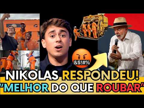 🛑 NIKOLAS REBATE LULA APÓS FALA CONTRA GARIS “É MELHOR DO QUE SER UM L4DR@0”