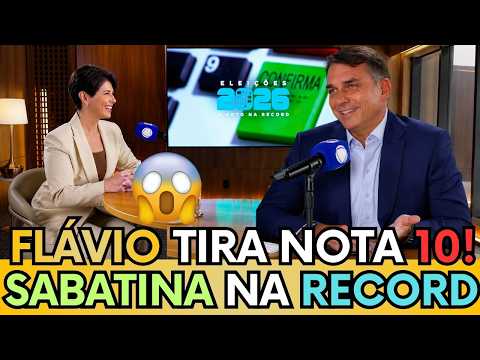 FLÁVIO TIRA ONDA MÁXIMA EM ENTREVISTA NA RECORD E GANHA POPULARIDADE EM HORÁRIO NOBRE!