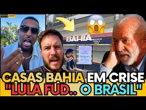 🚨INFLUENCIADOR DE DIREITA EXPLØDE  APÓS CRISE DAS CASAS BAHIA: “LULA ESTÁ DEVASTANDO O BRASIL!”