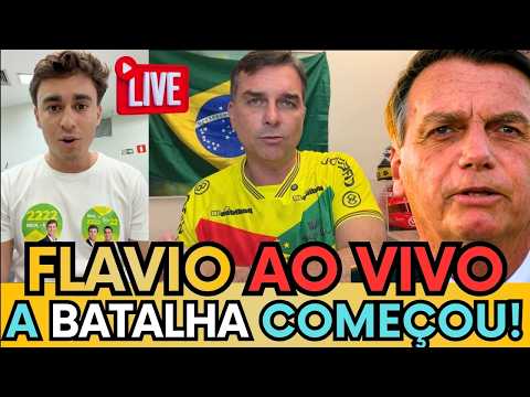 🚨 NIKOLAS FERREIRA E FLÁVIO BOLSONARO FAZEM LIVE AO VIVO "A BATALHA COMEÇOU, PRECISAMOS DE VOCÊS" 1 🚨 NIKOLAS FERREIRA E FLÁVIO BOLSONARO FAZEM LIVE AO VIVO "A BATALHA COMEÇOU, PRECISAMOS DE VOCÊS"