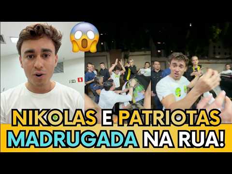 🚨 NIKOLAS FERREIRA E MULTIDÃO DE PATRIOTAS DE MADRUGADA NAS RUAS "A BATALHA COMEÇOU,"