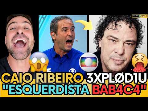 🚨CAIO RIBEIRO COLOCA COMENTARISTAS CONTRA A PAREDE: "MILITÂNCIA ESQUERDISTA ID1OT4"
