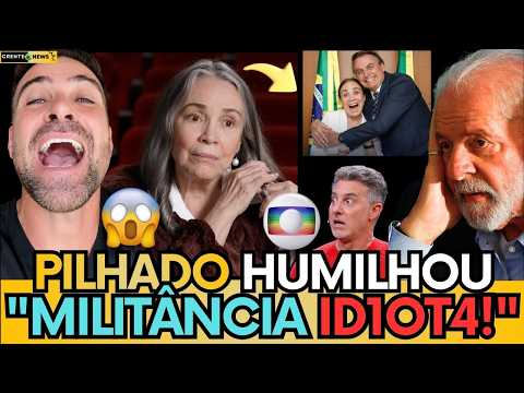 🚨“ERA SOBRE TEATRO!” PILHADO HUMILHA ENTREVISTA POLITIZADA COM REGINA DUARTE