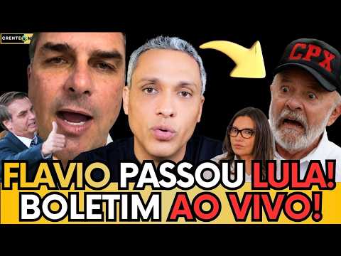 🚨AO VIVO: DATA FOLHA APONTA FLAVIO NA FRENTE DE LULA EM 2 TURNO GOVERNO ENTRA DESESPERO!