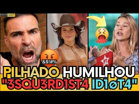 🚨PILHADO PARTE PRA CIMA E ESCULACHA LUANA PIOVANI APÓS ATAQUE A ANA CASTELA: “QUER LACRAR!”