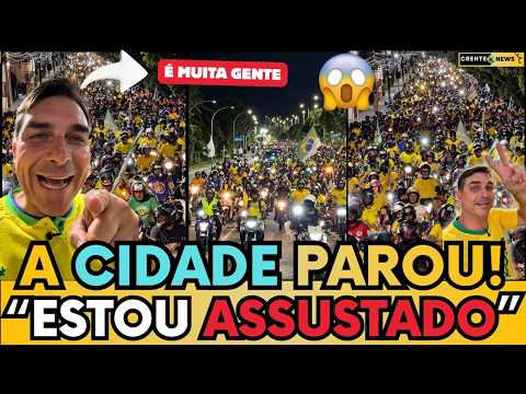 🛑😱”EU NUNCA VI ISSO NA MINHA VIDA”: FLÁVIO FICA ABISMADO EM COM MULTIDÃO DE PATRIOTAS EM NATAL!